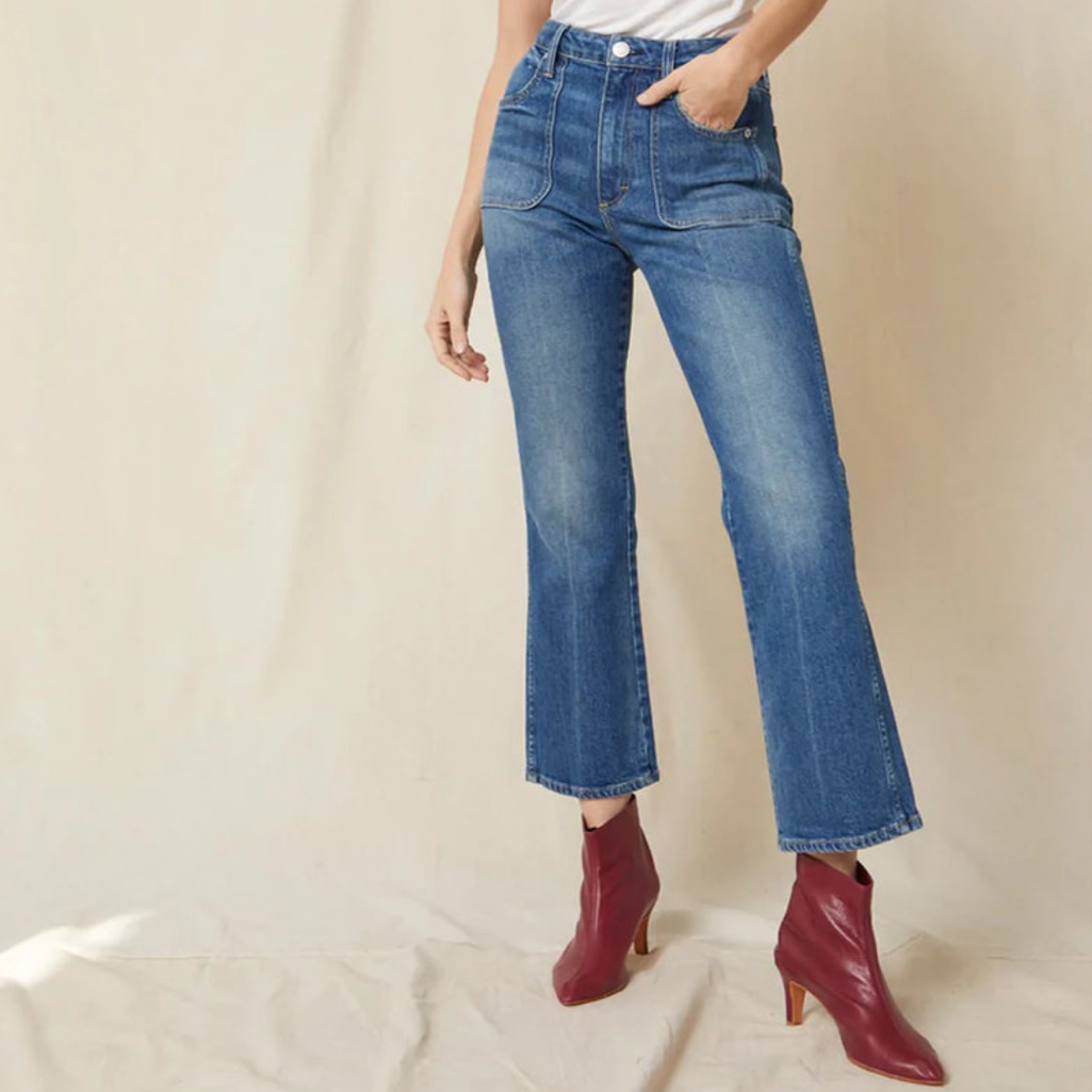 Amo High-Rise Crop Jeans 26